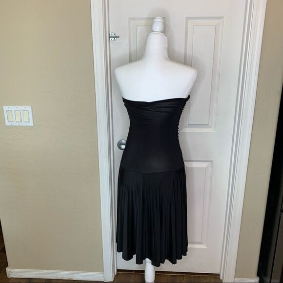 Soprano Strapless Black Dress Size Medium - Picture 8 of 10